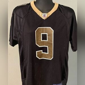 Youth XL NFL Equipment On Field Reebok New Orleans Saints Drew Brees Jersey‎